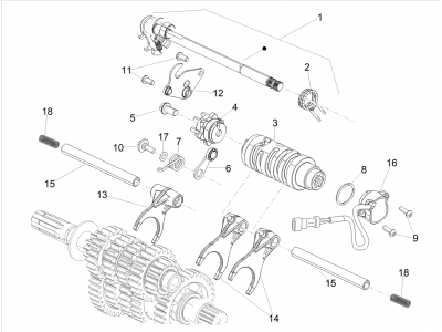 Κιβώτιο ταχυτήτων / Επιλογέας / δεσμοδρομικού